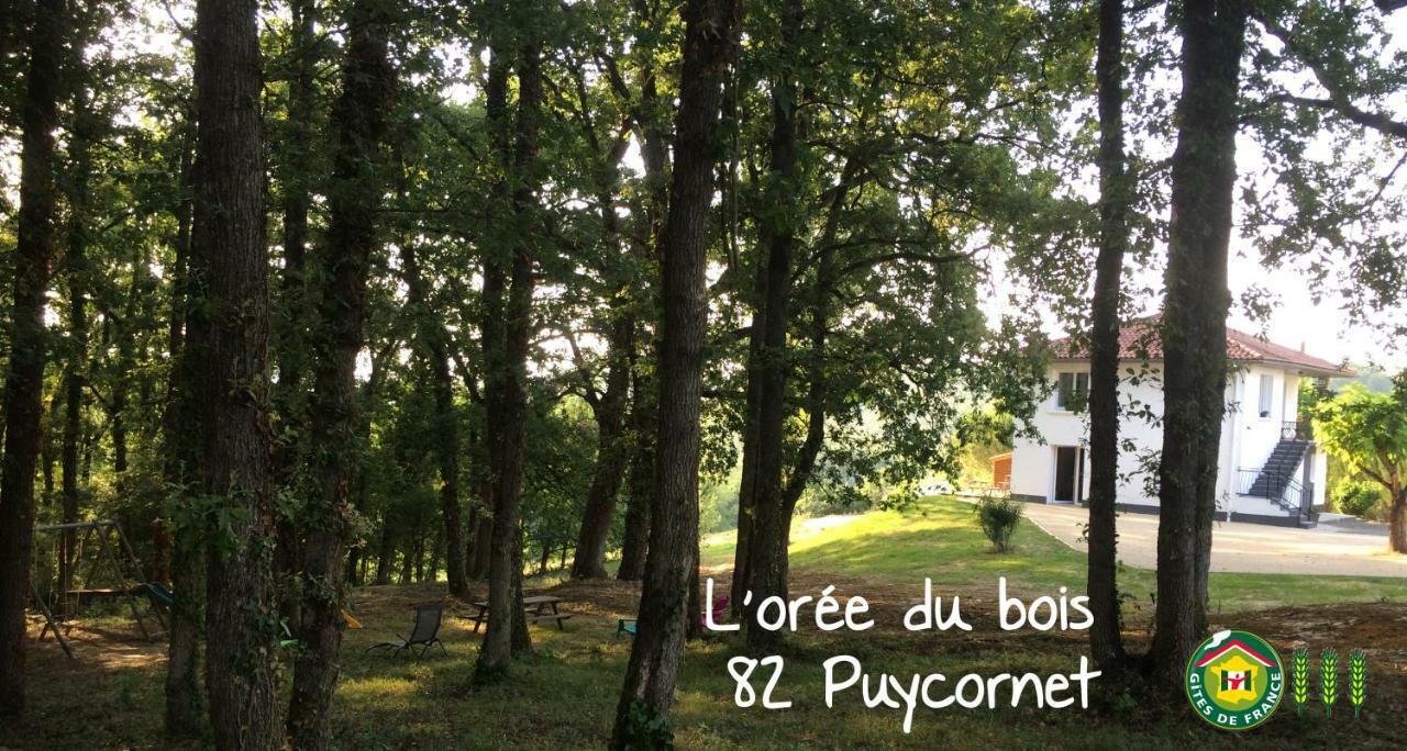 Gite Cote Vallee Puycornet Exteriör bild